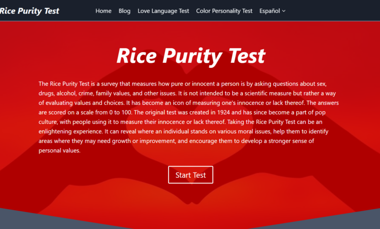 Understanding The Meaning Of Your Rice Purity Test Score A Guide To Self Reflection And 4860